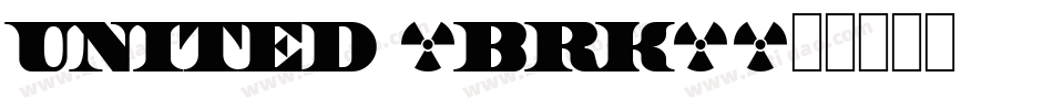 UNITED -BRK-字体转换
